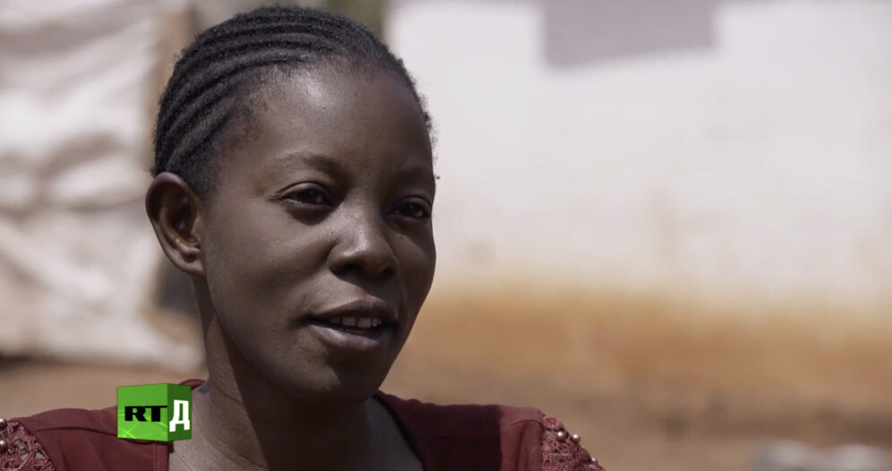 black woman in DRC